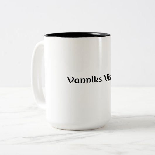 Tasse offiziell Vanniks Visions (Vorderseite Links)