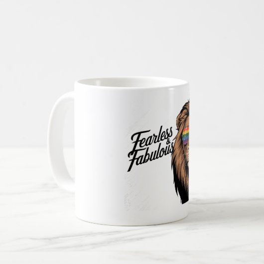 Tasse ohne Furcht und Fabulous Pride (Vorderseite Links)
