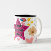 Tasse ohne Zeit für giftige Menschen (VorderseiteRechts)