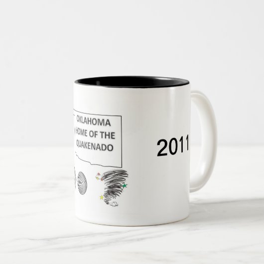 Tasse Oklahomas Quakenado (VorderseiteRechts)