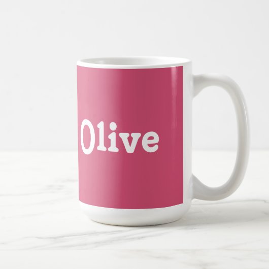 Tasse Olive (Rechts)