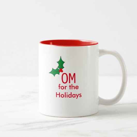 Tasse "OM for Holidays" (Rechts)