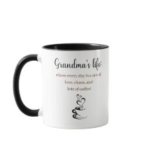Tasse - Oma's Life: Wo jeden Tag...