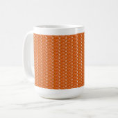 Tasse Orange Glitzer (Vorderseite Links)