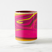 Tasse Orange Mist und Maroon Swirl (Zentrum)