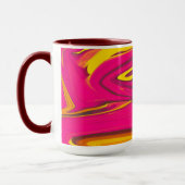 Tasse Orange Mist und Maroon Swirl (Links)