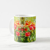 Tasse - Orangefarbene Rose (Vorderseite Links)