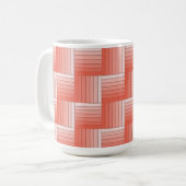 Tasse - Orangefarbene, schattige Schleife (Vorderseite Links)