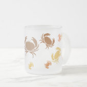 Tasse - Orangefarbene und braune Krebse (VorderseiteRechts)