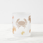 Tasse - Orangefarbene und braune Krebse (Mittel)