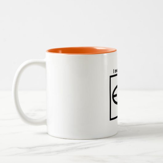 Tasse - Orienteering - ich benötige Liebe (Links)