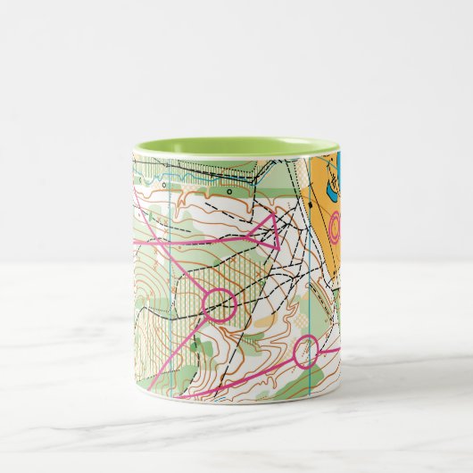 Tasse - Orienteering Karte (Mittel)