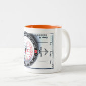 Tasse - Orienteering Kompass (VorderseiteRechts)