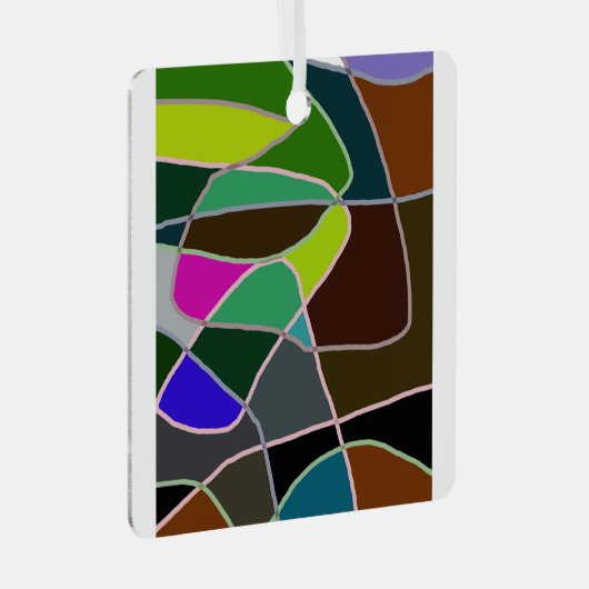 Tasse Ornament Aus Metall (Vorderseite Rechts)