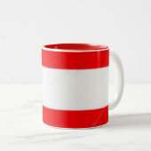 Tasse Österreich-Flagge (VorderseiteRechts)