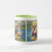 Tasse Otter und Freunde (Zentrum)
