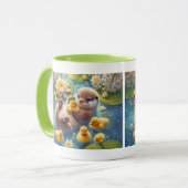 Tasse Otter und Freunde (Vorderseite Links)