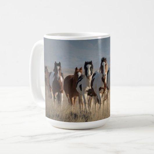 Tasse "Painted Ponies" (Vorderseite Links)