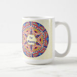 Tasse "Paisley Dreidel"<br><div class="desc">Tasse "Paisley Dreidel" Genießen Sie diese Hanukkah Tasse für sich selbst oder für jemanden auf Ihrer Geschenkliste. Es macht Spaß, ihn mit einigen Goodies zu füllen, wie z.B. dreiköpfige und schokoladenfarbene Münzen/Gelt, mit Zellophan zu verpacken und mit einem Bogen zu Krawatte. Personalisieren Sie, indem Sie Ihren bevorzugten Schriftart Stil, Farbe...</div>