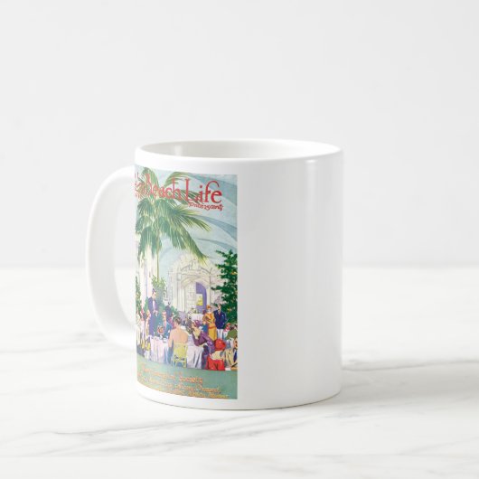 Tasse Palm- Beachlebens #16 (Vorderseite Links)