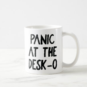 Tasse "Panik am Schreibtisch O" 🖥️ 😱