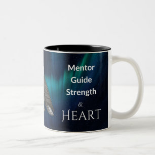 Tasse Papa Ist Mentor Leitfaden Stärke & Herz Adle