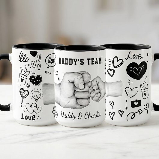 Tasse Papa Vatertagsgeschenk Benutzername Baby