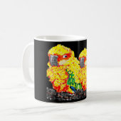 Tasse: Papageien Kaffeetasse (Vorderseite Links)