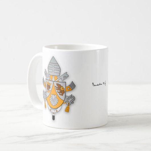 Tasse Papst Benedikt XVI - Wappen 001 (Vorderseite Links)