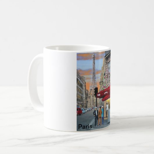 Tasse Paris Café (Vorderseite Links)