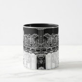 Tasse Paris,Frankreich,Eiffelturm (Zentrum)
