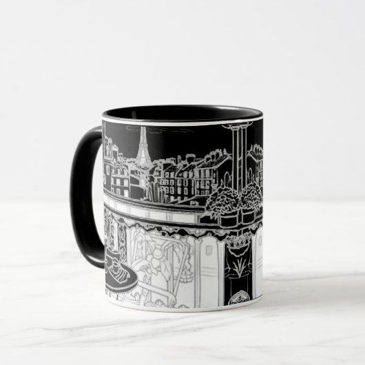 Tasse Paris,Frankreich,Eiffelturm (Vorderseite Links)