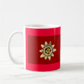 Tasse, PASSION_FLOWER, dar rotes bkgrnd Kaffeetasse (Links)