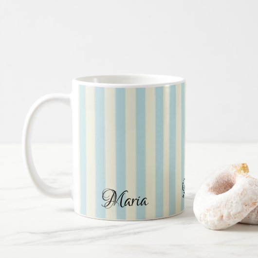 Tasse Pastel Stripe (Mit Donut)