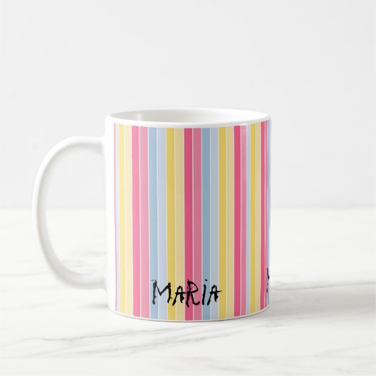 Tasse Pastel Stripe (Links)