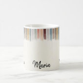Tasse Pastellfarben Streifen (Mittel)