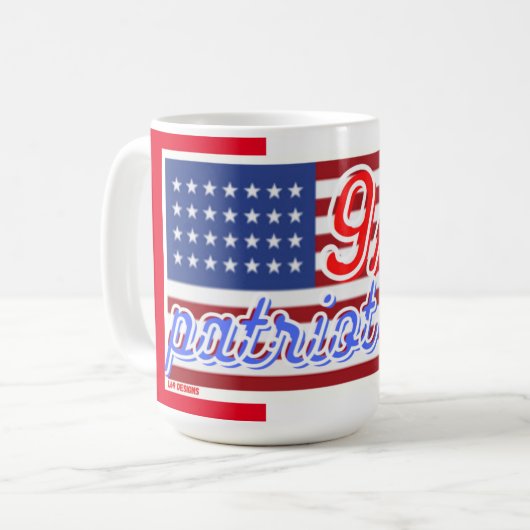 Tasse "PATRIOT DAY" (Vorderseite Links)