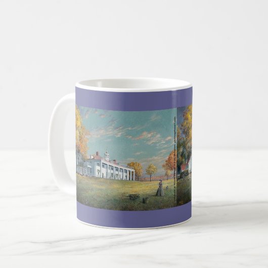Tasse Pauls McGehee "Herbst beim Mount Vernon" (Vorderseite Links)