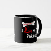 Tasse Pekingese (I Liebe) (VorderseiteRechts)