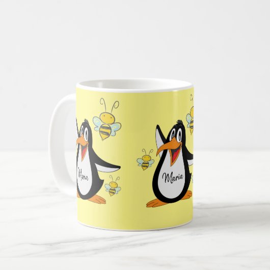 Tasse Penguin Bumblebee (Vorderseite Links)