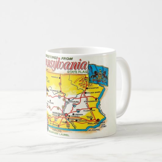 Tasse Pennsylvania (VorderseiteRechts)