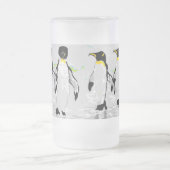 Tasse: Penquins Mattglas Bierglas (Mittel)