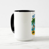 ☕ Tasse: "Pensionierung: Nur ein Dreh-Flop-weg" Tasse (Vorderseite Links)