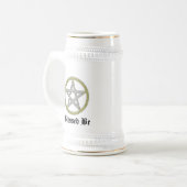 Tasse Pentagram-Pentagramm-BierStein Witchy (Vorderseite Links)