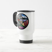 Tasse Pentagrammcollage (Vorderseite Links)