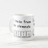 Tasse periodischer Tabellennamen (Vorderseite Links)