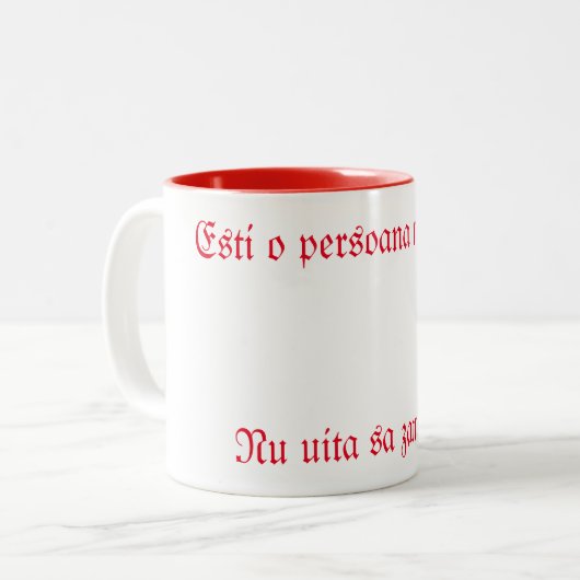 Tasse personalisieren (Vorderseite Links)