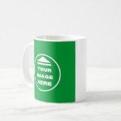 Tasse - Personalisiert - Bild hinzufügen / Text (Vorderseite Links)