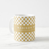 Tasse personalisiert geometrischer Muster (Vorderseite Links)