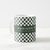 Tasse personalisiert geometrischer Muster (Vorderseite Links)